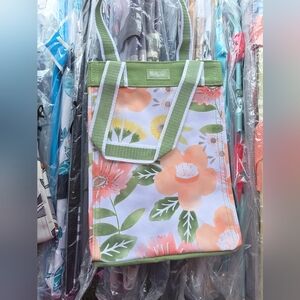 Thirty One SMALL Essential Storage Tote in Morning Floral pattern